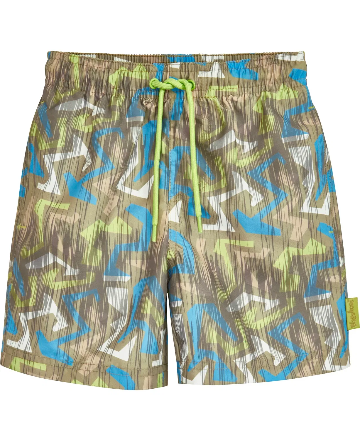 Плавки Beach-Short Wave из переработанного полиэстера, Playshoes, оливковый