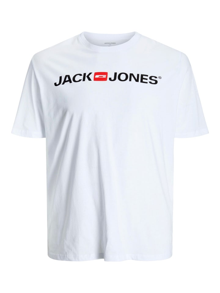 

Футболка JACK & JONES PLUS, белый