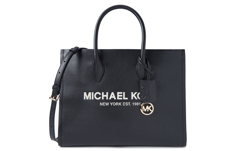 

MICHAEL KORS Сумка Mirella через плечо из коровьей кожи, тоут, женская средняя сумка на одно плечо black