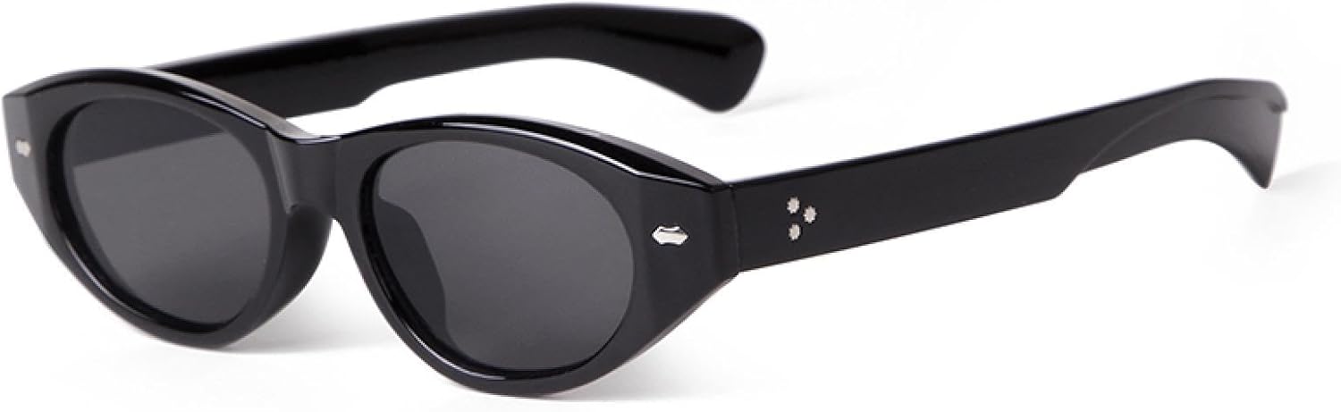 

Солнцезащитные очки в стиле ретро «Кошачий глаз» с овальной оправой, маленькая оправа, унисекс, для женщин и мужчин, защита от УФ-излучения UV400, дизайнерские, с возможностью персонализации WNCKSQ, C6