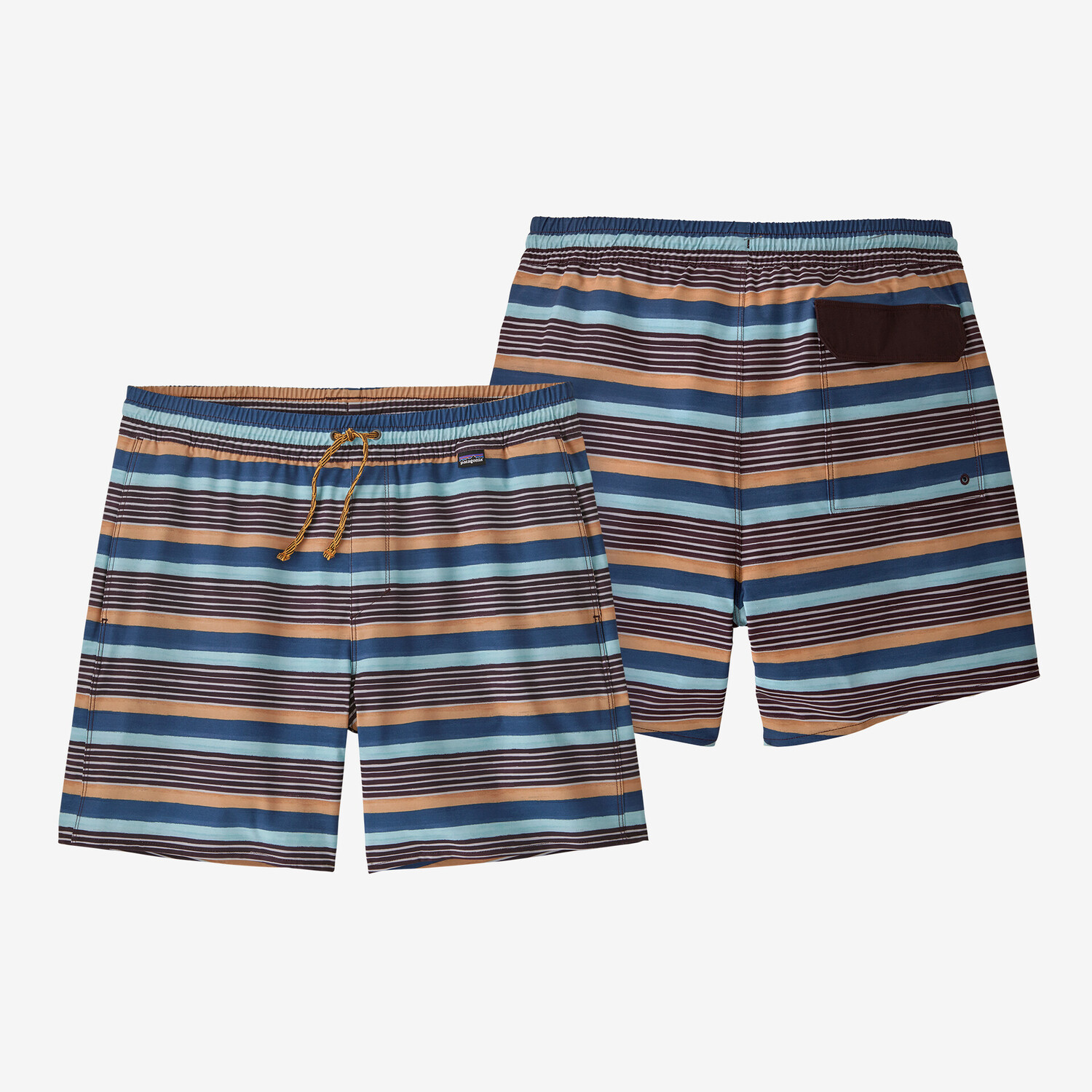 

Мужские шорты для волейбола Hydropeak Patagonia, цвет Painted Micro Fitz: Lagom Blue