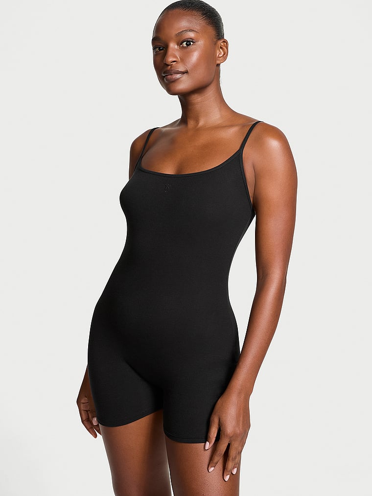 

Комбинезон из модала в рубчик Victoria'S Secret, черный
