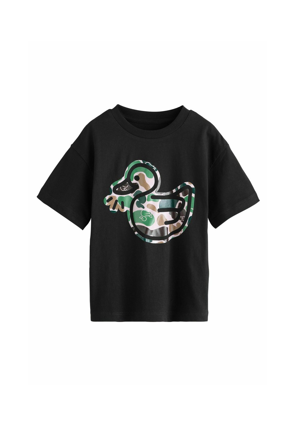 

Футболка с принтом REGULAR FIT - SHORT SLEEVE GRAPHIC Next, черный