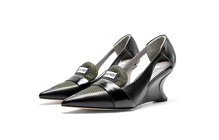 Женские туфли на каблуке Irregular Heel NINE WEST, Jasper Black — фото 4