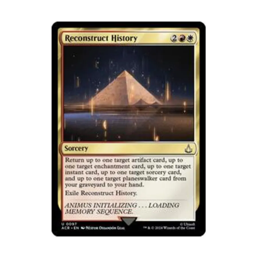 

CCG Реконструировать историю (U), MTG - Universes Beyond: Assassin's Creed