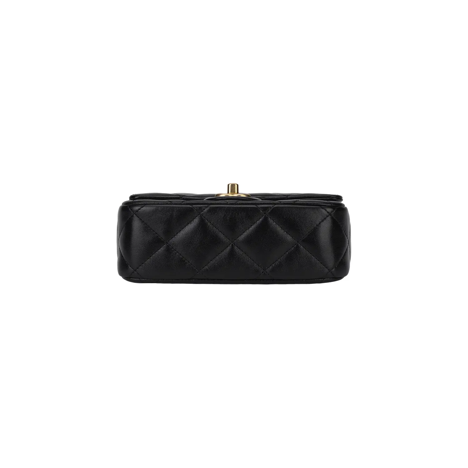 CHANEL Черная женская мини-сумка через плечо из овчины — фото 4