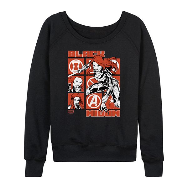 

Женская футболка с длинным рукавом black widow grid french terry Marvel, Черный, Женская футболка с длинным рукавом black widow grid french terry Marvel