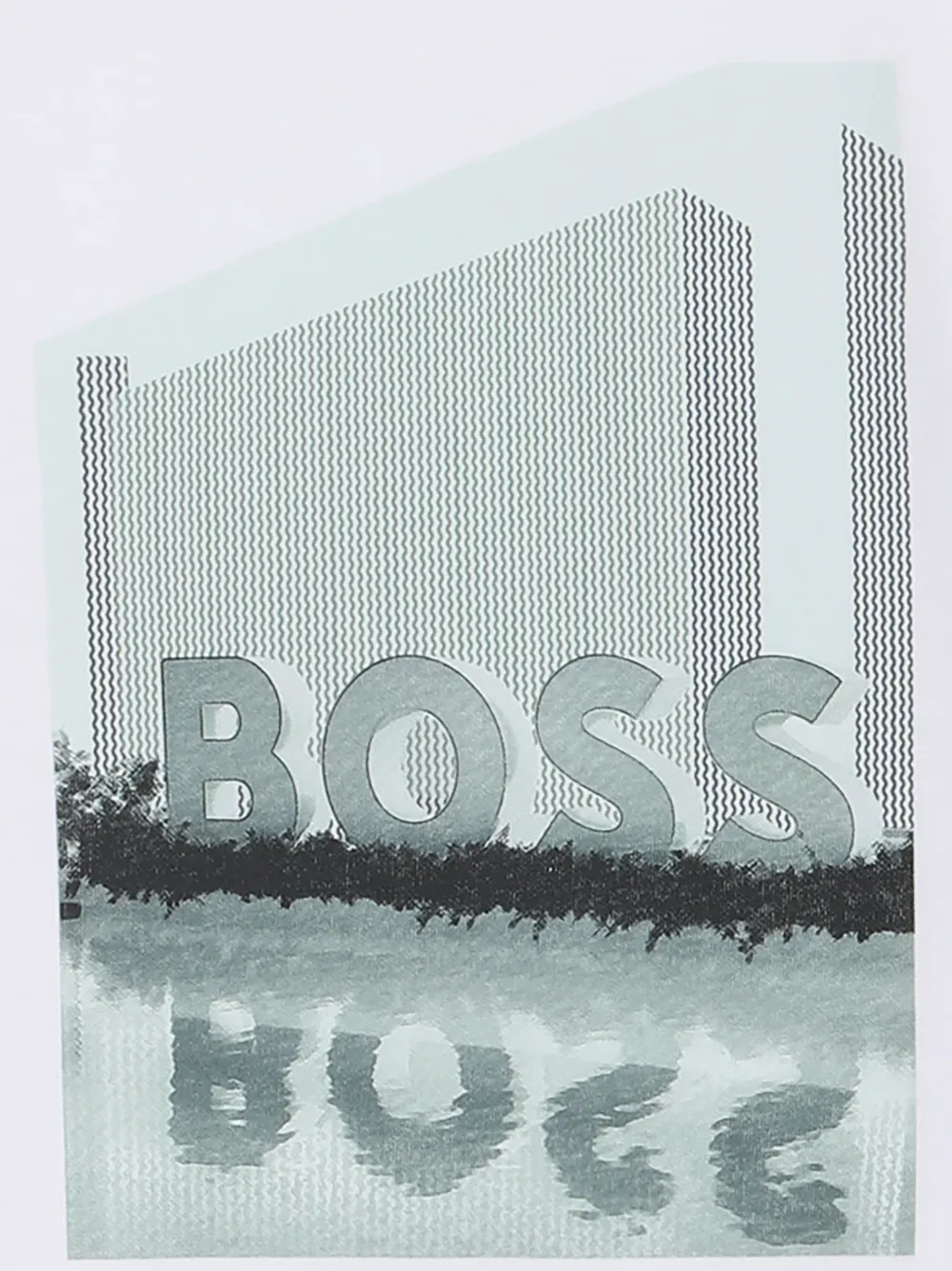 Футболка с графичным принтом Boss Kidswear, белый — фото 3
