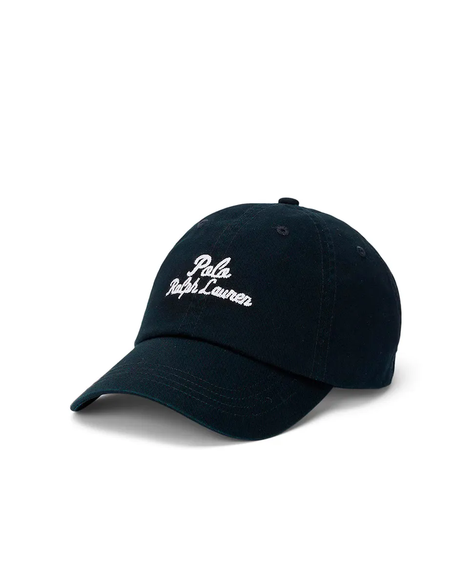 

Мужская хлопковая кепка с Polo Ralph Lauren, черный