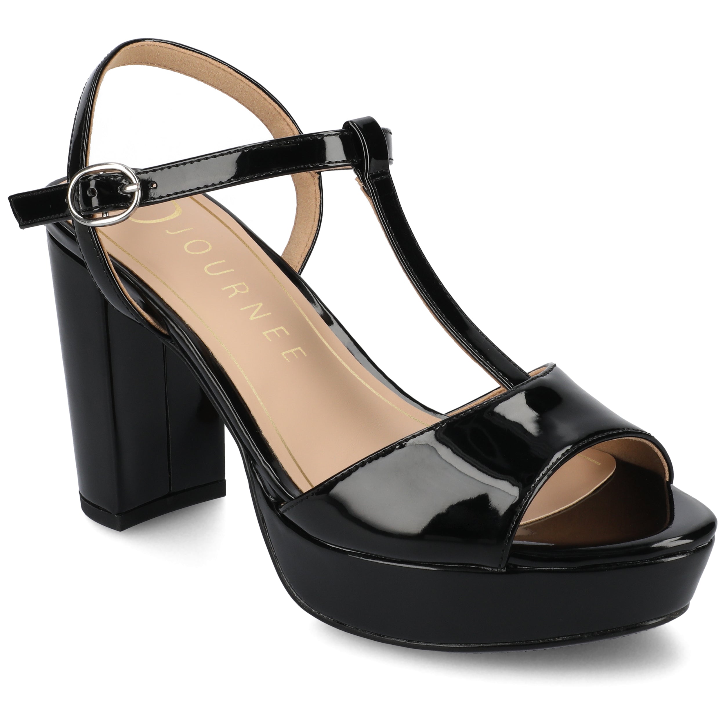 Женские сандалии-платформы Journee Nalie Journee Collection, черный