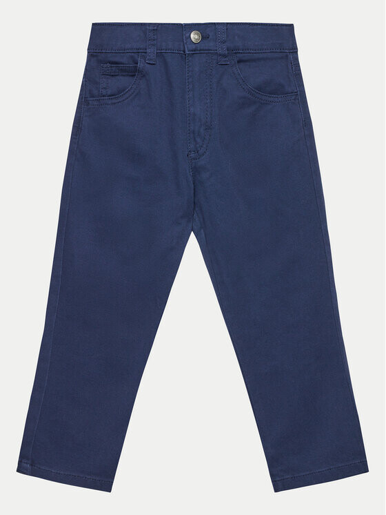 

Брюки из ткани regular fit United Colors Of Benetton, синий