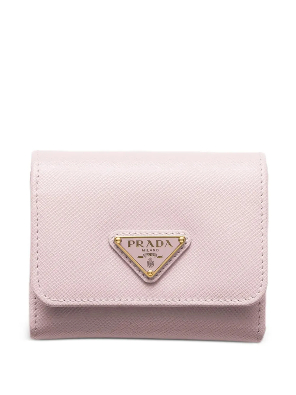 Маленький кошелек с логотипом Prada, розовый
