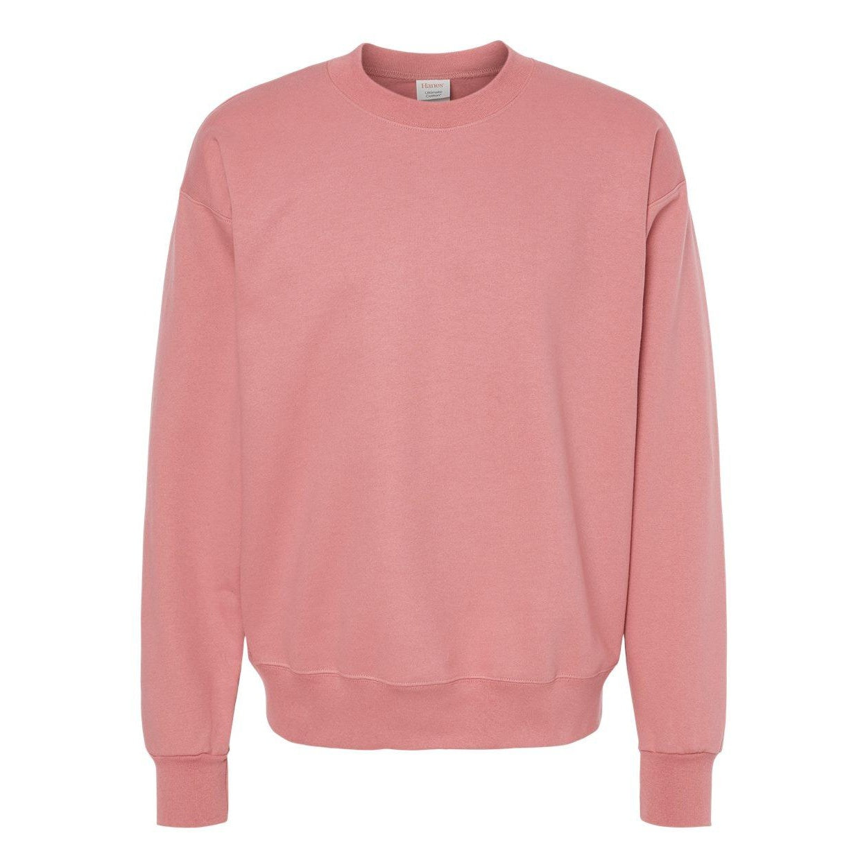 

Свитшот Hanes Ultimate Cotton с круглым вырезом, цвет mauve