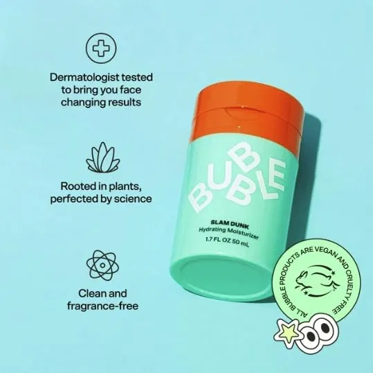 Тоник Bubble Skincare — Увлажняющий «Slam Dunk Hydrating Face Moisturiser» от, 30 мл — фото 2