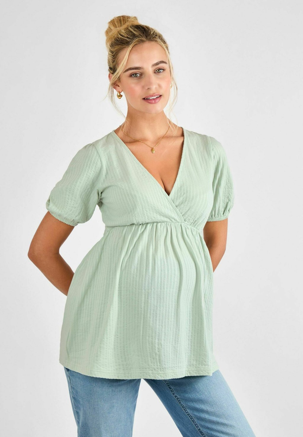 

Футболка с принтом MATERNITY FIT - SHORT SLEEVE JoJo Maman Bébé, зеленый