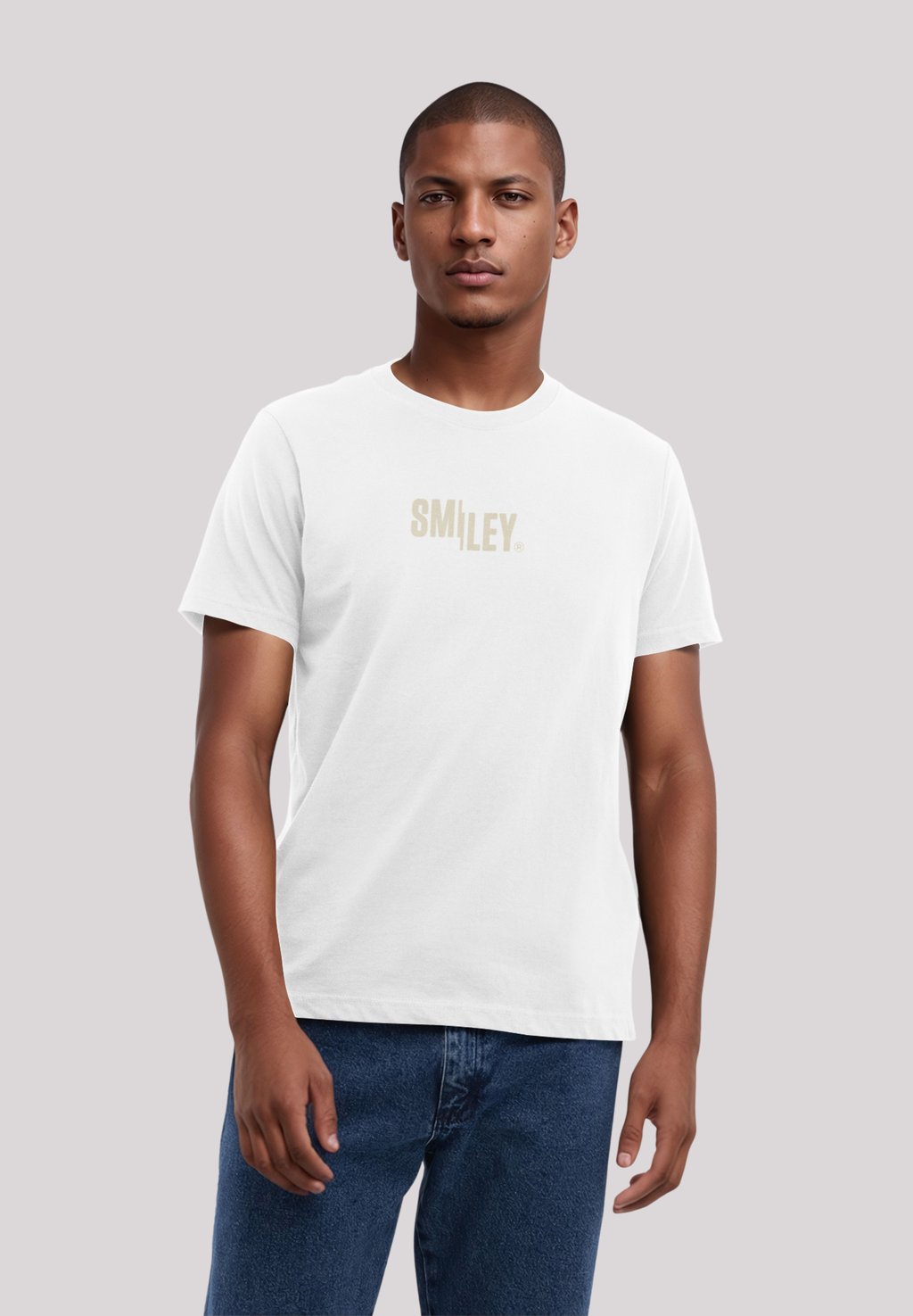 

Футболка с принтом SMILEY F4NT4STIC, белый