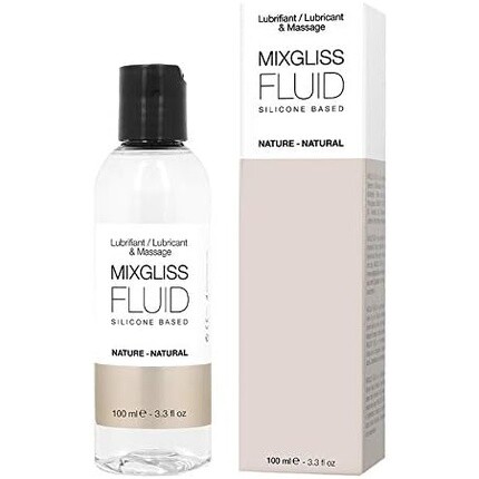 

MIXGLISS FLUID Премиум 2-в-1 массажное масло и смазка на силиконовой основе 100 мл