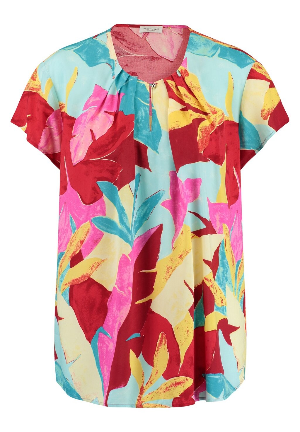 

Блузка Kurzarm Gemustertes Gerry Weber, Gelb rot Orange Druck
