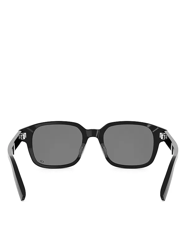 Круглые солнцезащитные очки Christian Dior Label R1I, 51 мм Dior, черный — фото 4