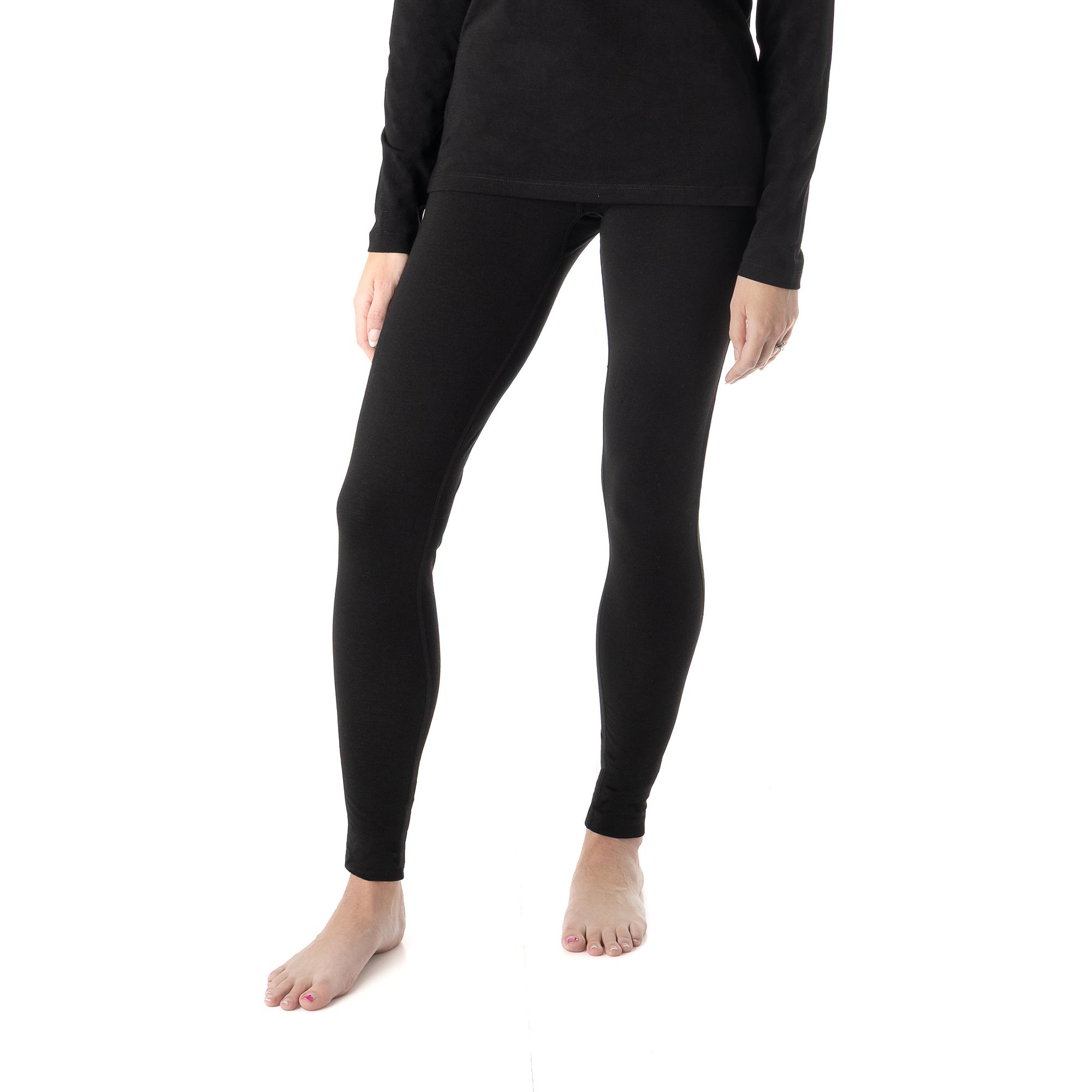 

Женские спортивные брюки-термобелье из мериносовой шерсти Mountain Tek, Black