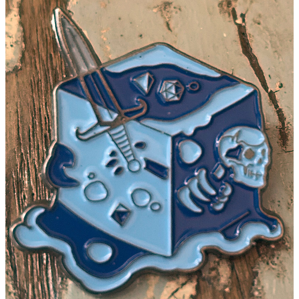 

Аксессуары Creature Curation Enamel Pin: Gelatinous Cube - Blue