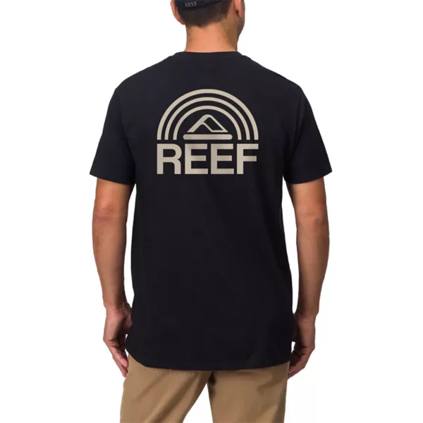 

Мужская футболка с принтом Элиаса Reef, черный