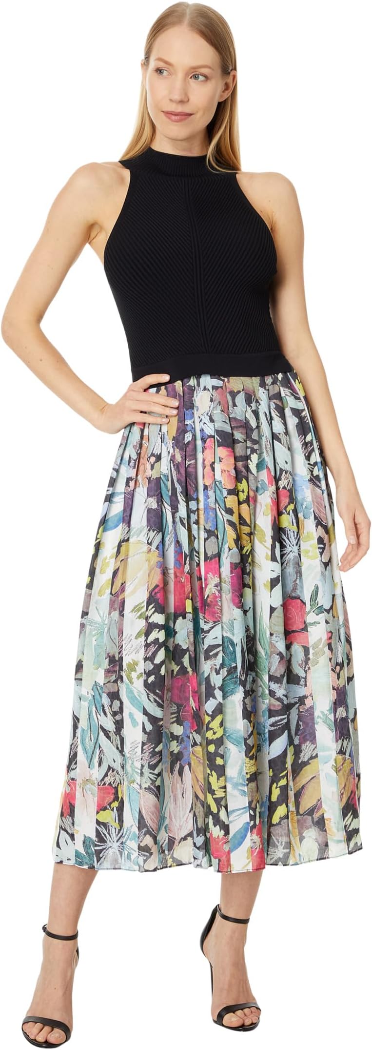 

Платье Ted Baker Corino Mockable Pleated Dress, черный