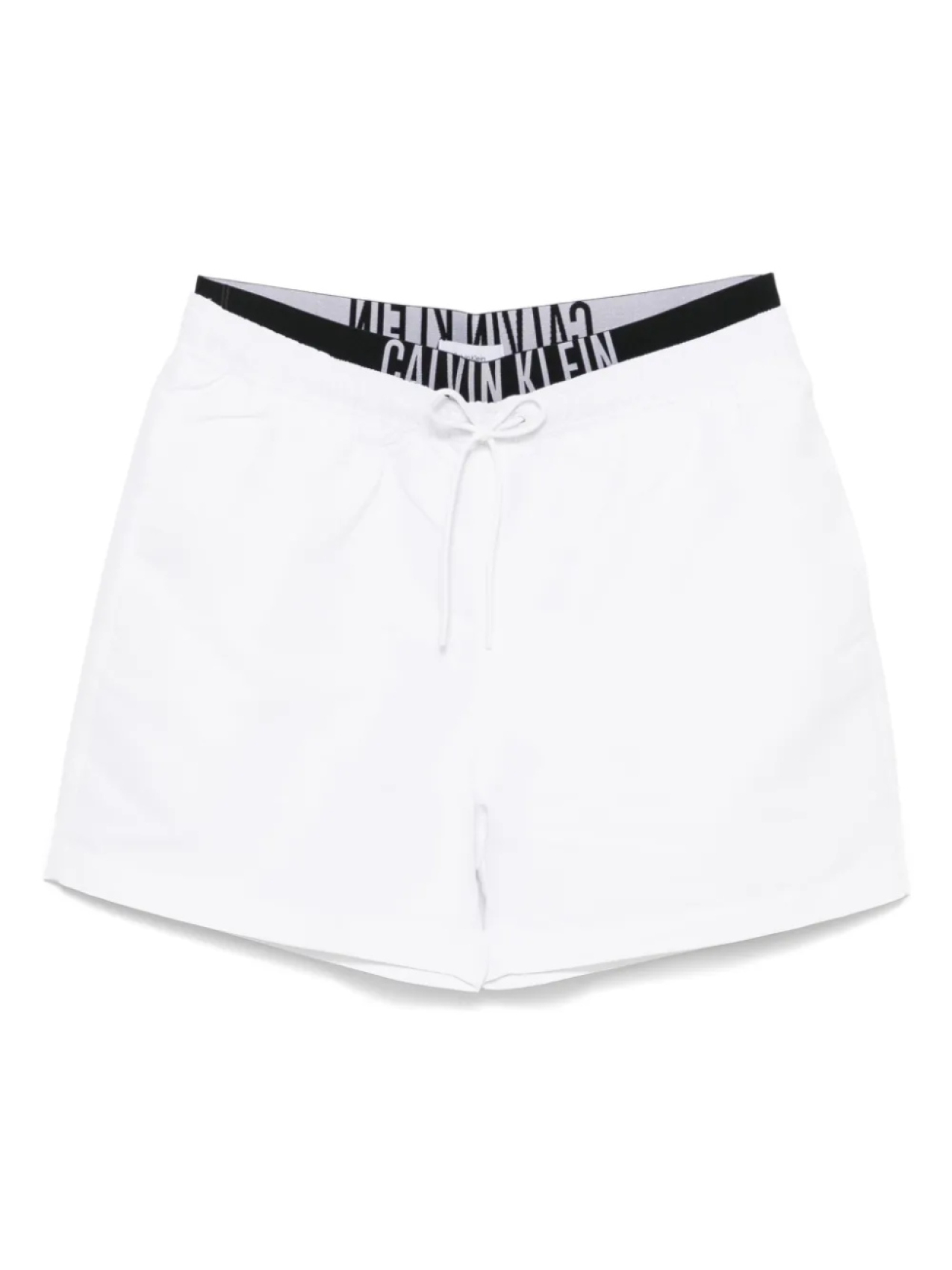 

Плавки-шорты с логотипом на поясе Calvin Klein, белый