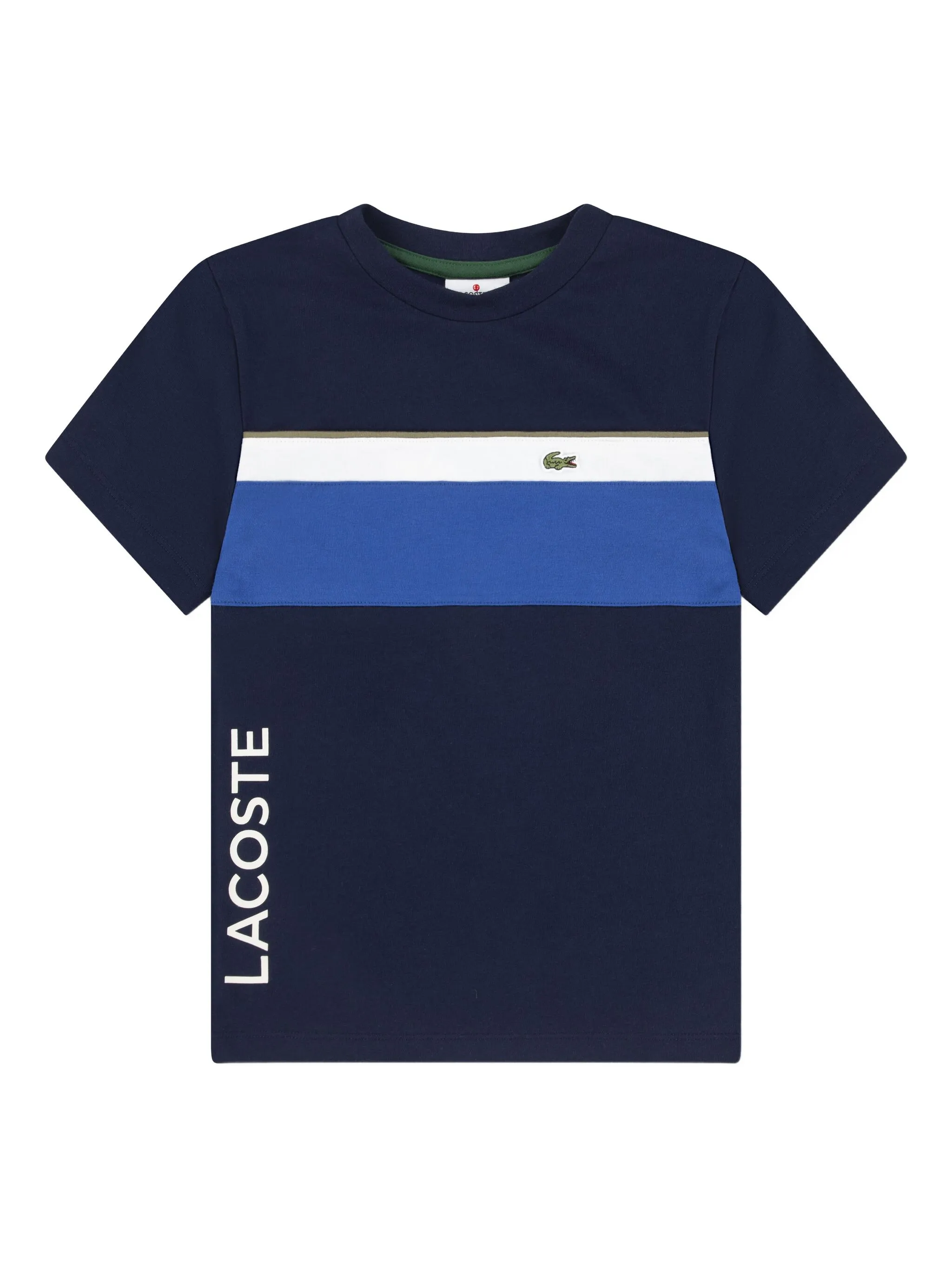 

Футболка с логотипом Lacoste Kids, синий