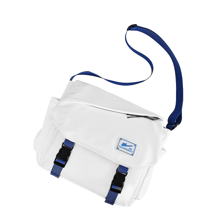 

Воин Нейлоновая сумка через плечо унисекс черно-белая, черный стиль 2