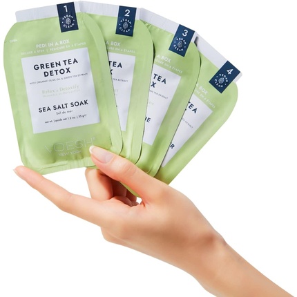 Средство для ухода за ногами Pedi In Box Deluxe Green Tea Voesh — фото 2