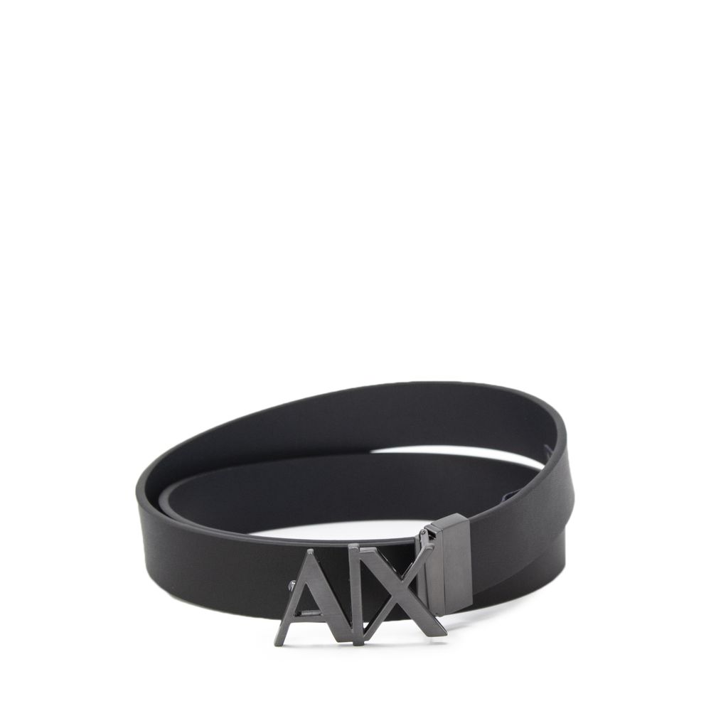 

Черный кожаный ремень Armani Exchange