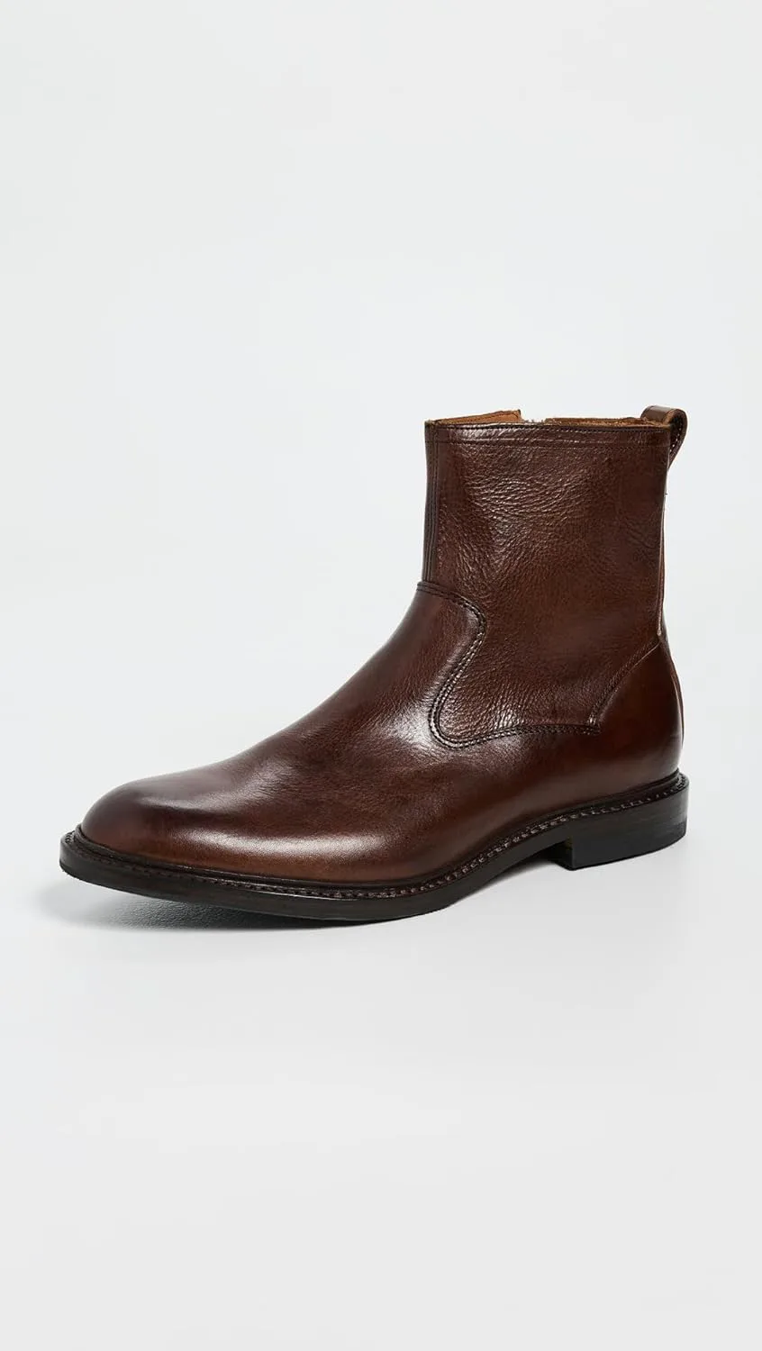 Мужские кожаные ковбойские сапоги Allen Edmonds Tompkins Tompkins, коричневый — фото 3