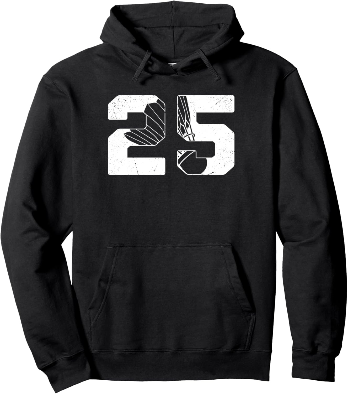 

Худи с надписью «25-летний бадминтонист, которому исполняется 25 лет» 25 Year Old Birthday Apparel Badminton Boy B-Day, черный