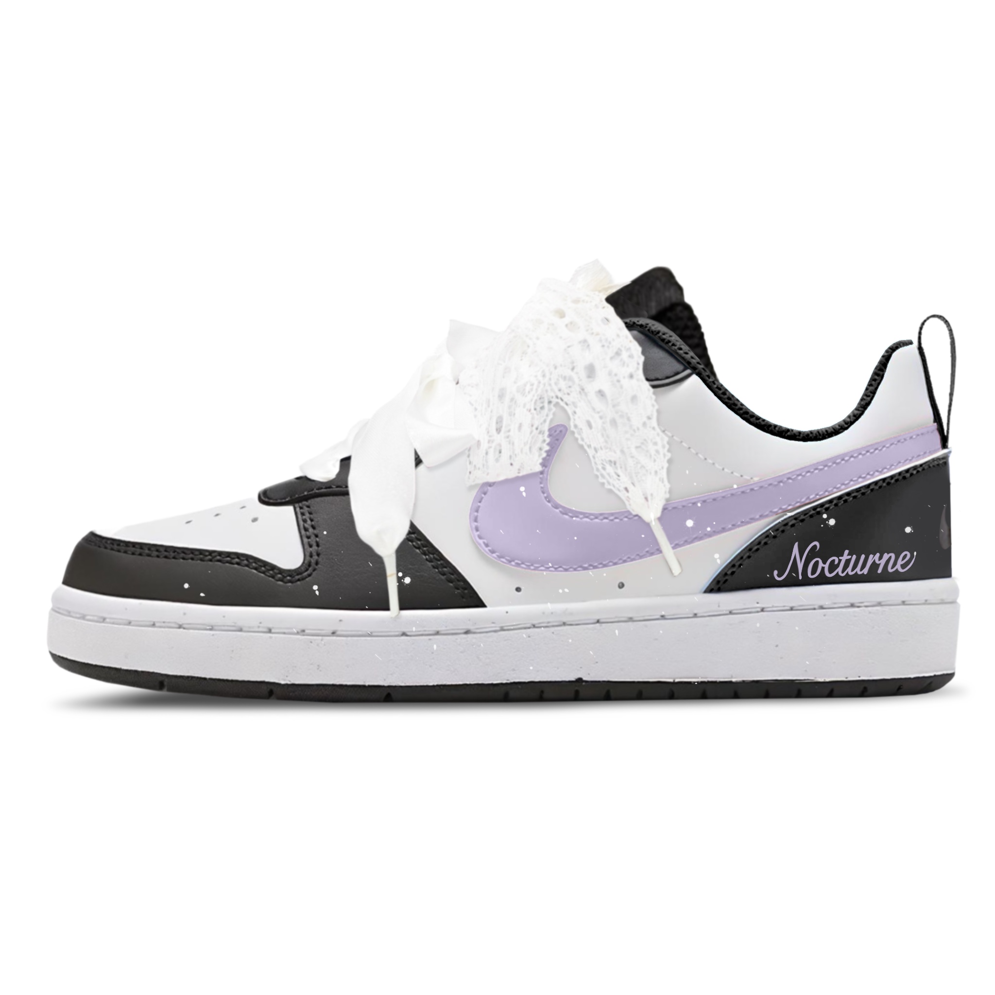 

Nike Низкие детские кроссовки для скейтбординга Court Borough Cushioning, светло-фиолетовые, для подростков