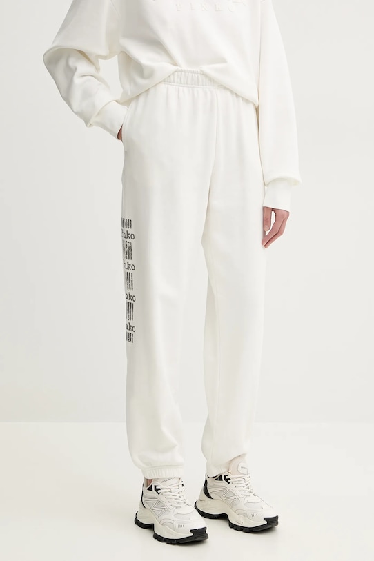

Хлопковые спортивные брюки Pinko, белый