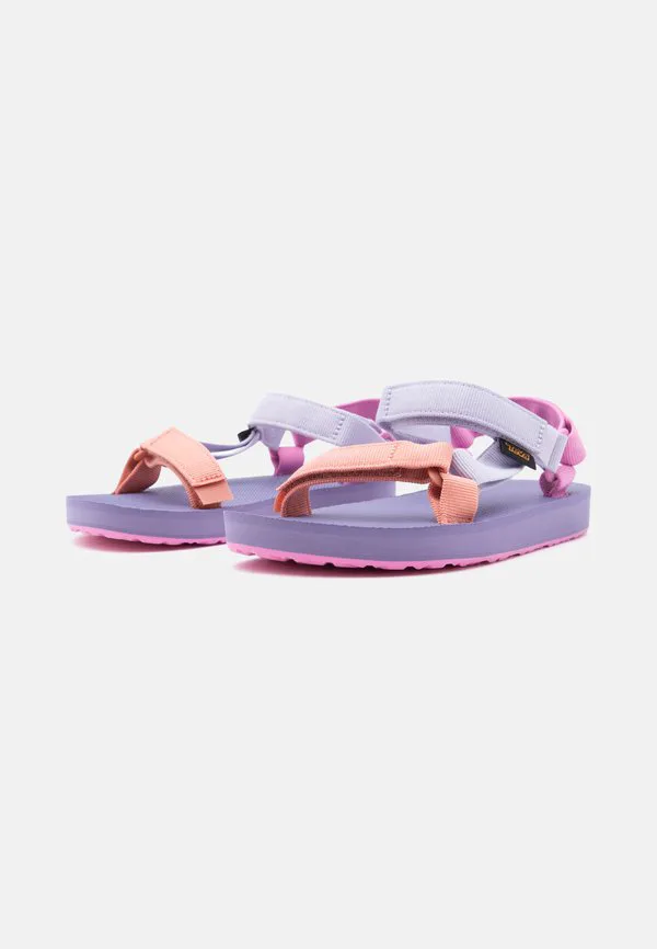 Оригинальные универсальные сандалии для ходьбы унисекс Teva, Fuchsia/Pink/Multi-Coloured — фото 2
