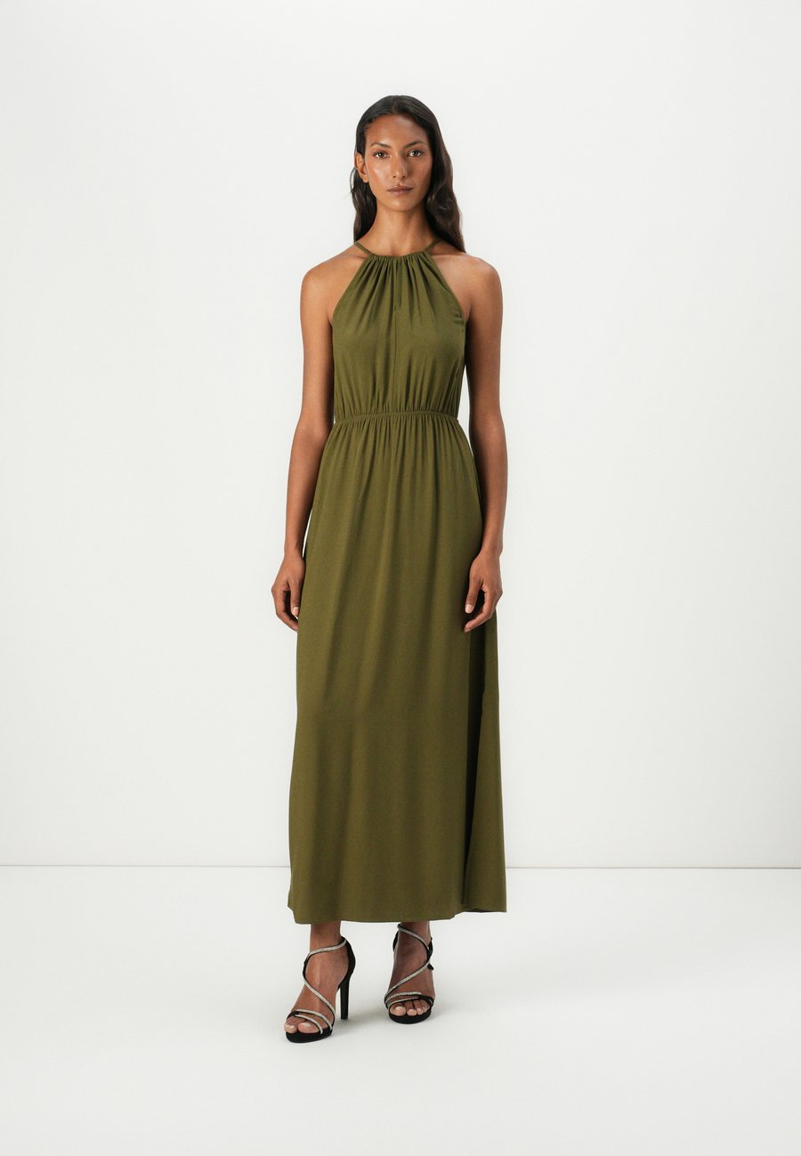 

Платье TOM TAILOR DENIM AMERICAN NECKLINE DRESS, Golden Olive Green/Multi-Coloured