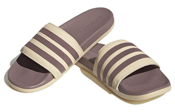 Тапочки adilette комфорт слайд Adidas, желтый — фото 3