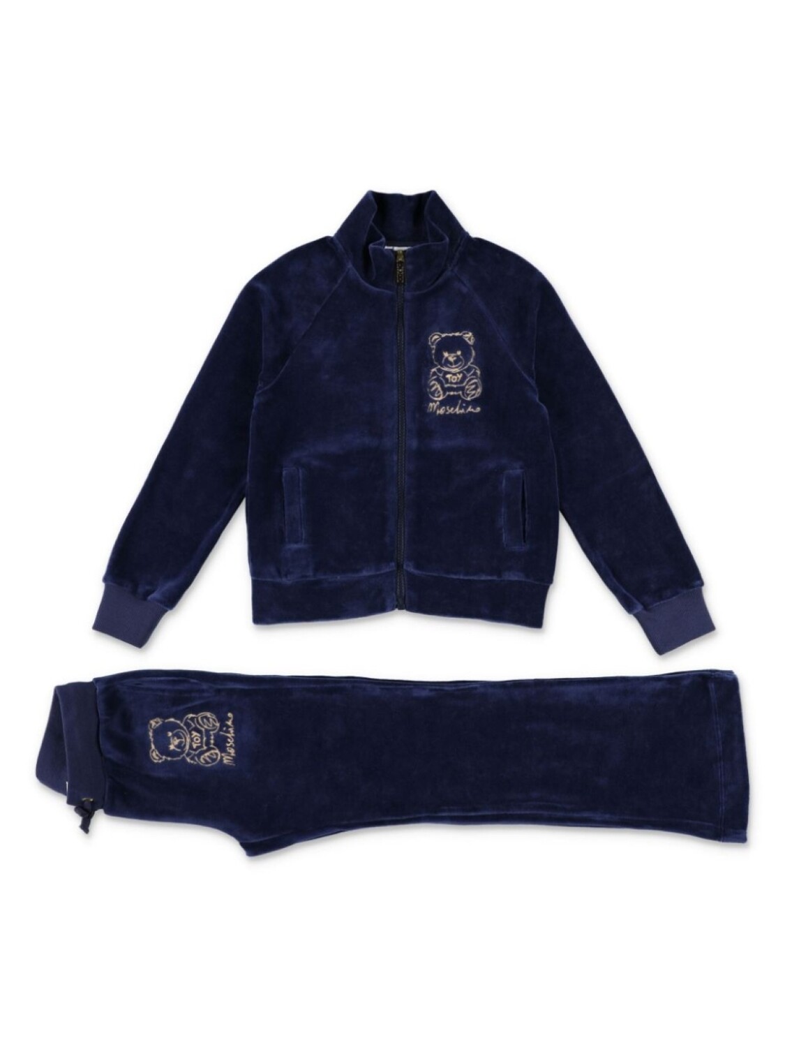 

Moschino Kids спортивный костюм с логотипом, синий