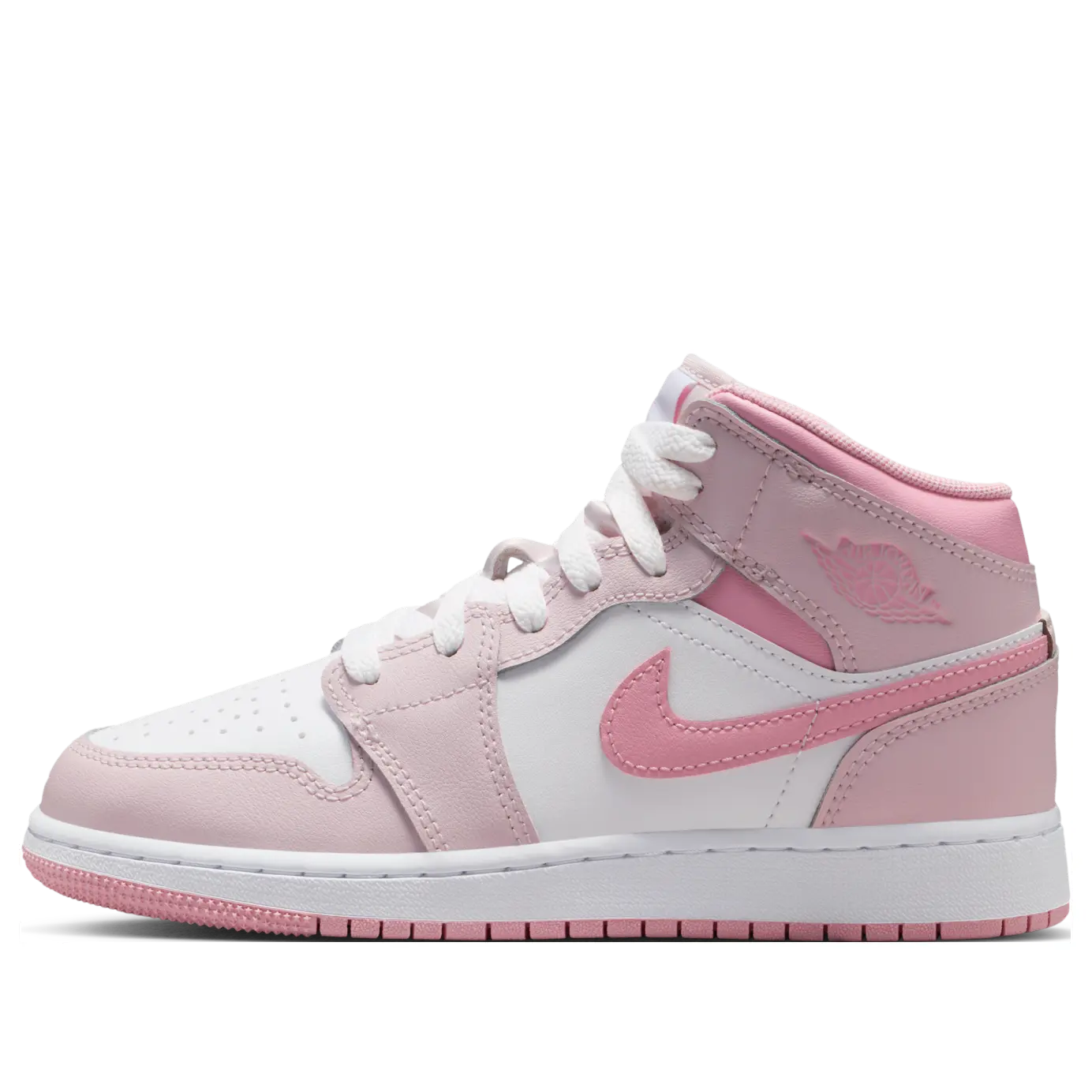 

Кроссовки (GS) Air Jordan 1 Mid 'Pearl Pink White'