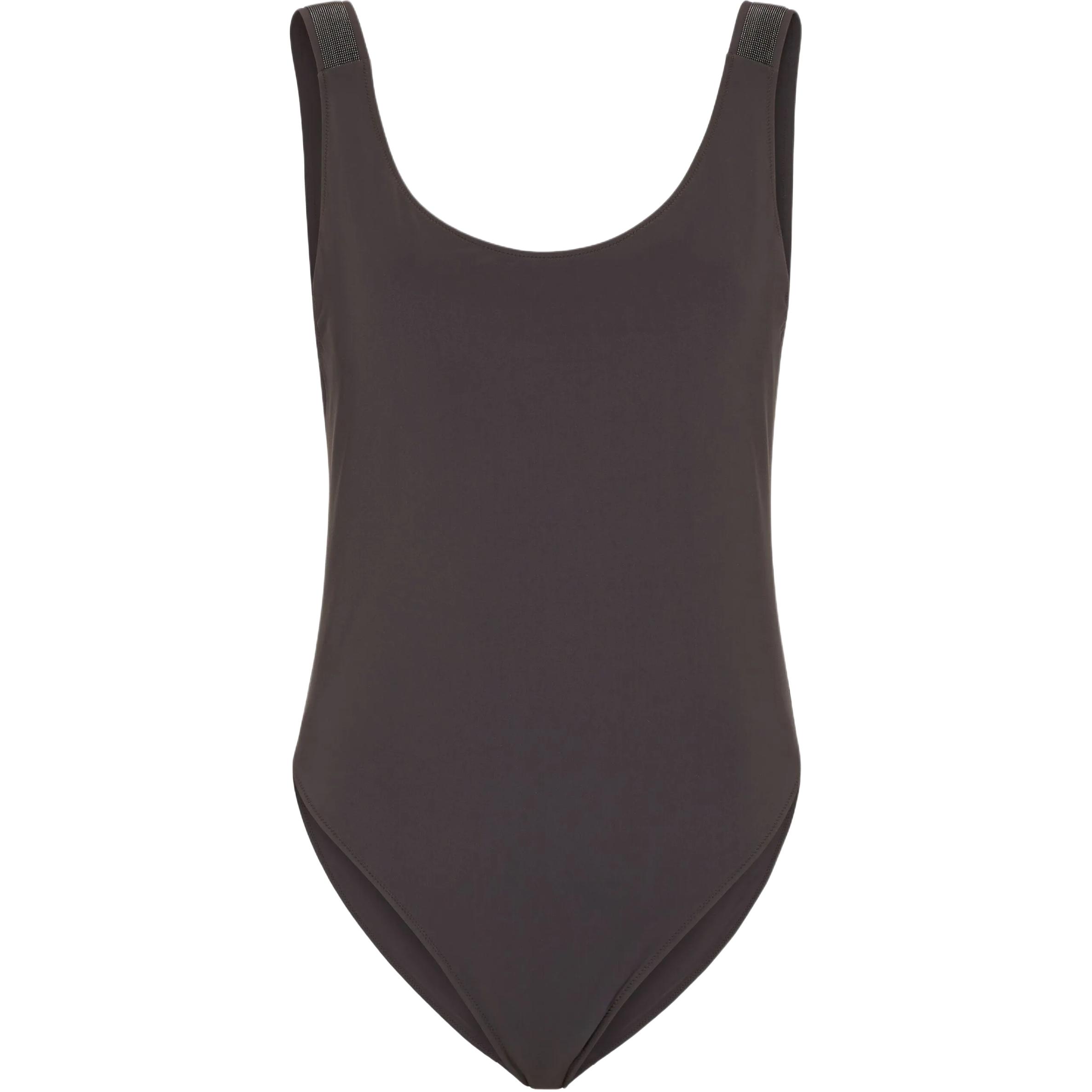 

Купальник слитный без рукавов Brunello Cucinelli, cedar коричневый