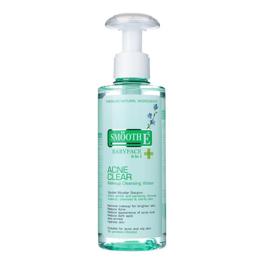 

Smooth E Очищающая вода для снятия макияжа с прыщей 300 мл, Green