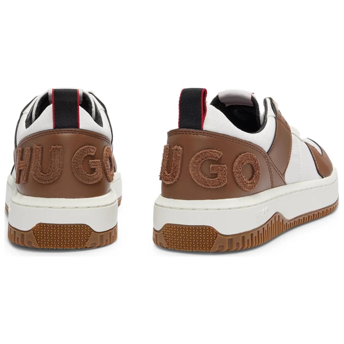 Кроссовки HUGO BOSS Skateboarding Shoes Men Low-top Light Brown, коричневый — фото 4