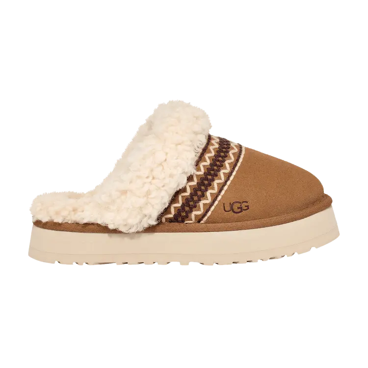 Шлепанцы UGG Wmns Disquette Atherson Slipper Chestnut, коричневый