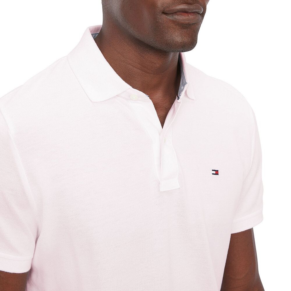 Мужская футболка Tommy Hilfiger Justin Polo, цвет Gray Heather — фото 3