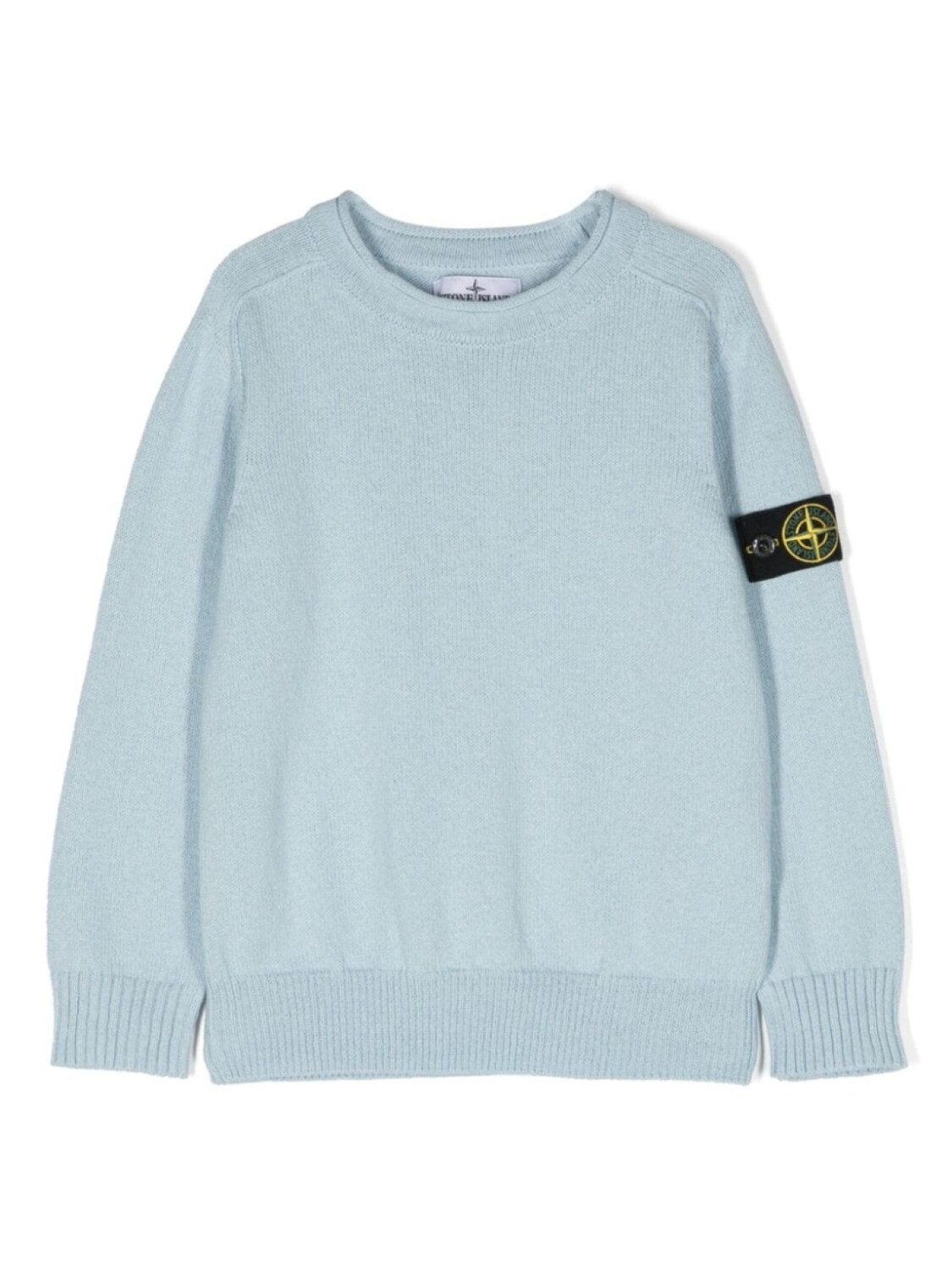 

Stone Island Junior джемпер с нашивкой Compass, синий