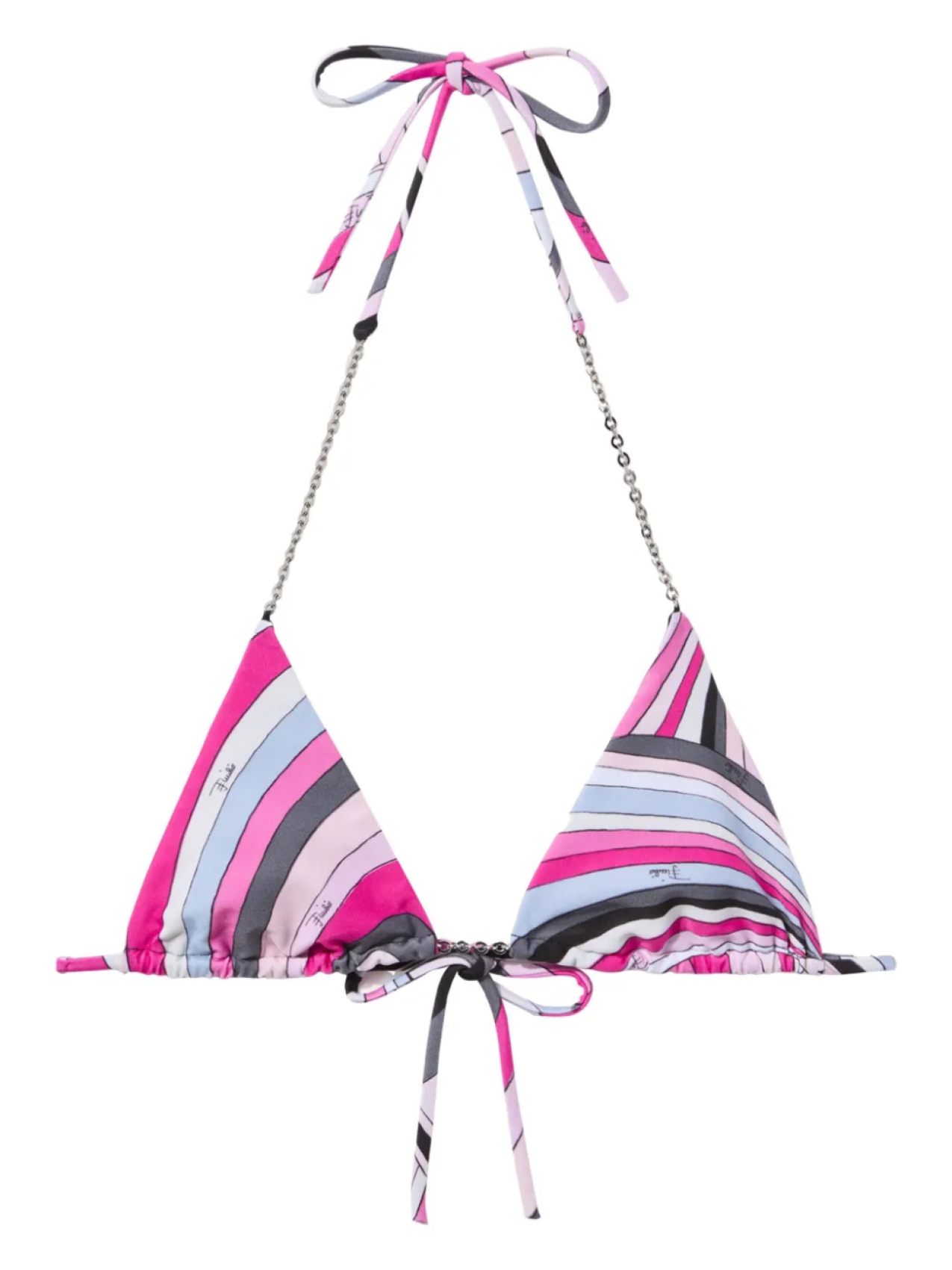 

Верх бикини PUCCI Iride, черный
