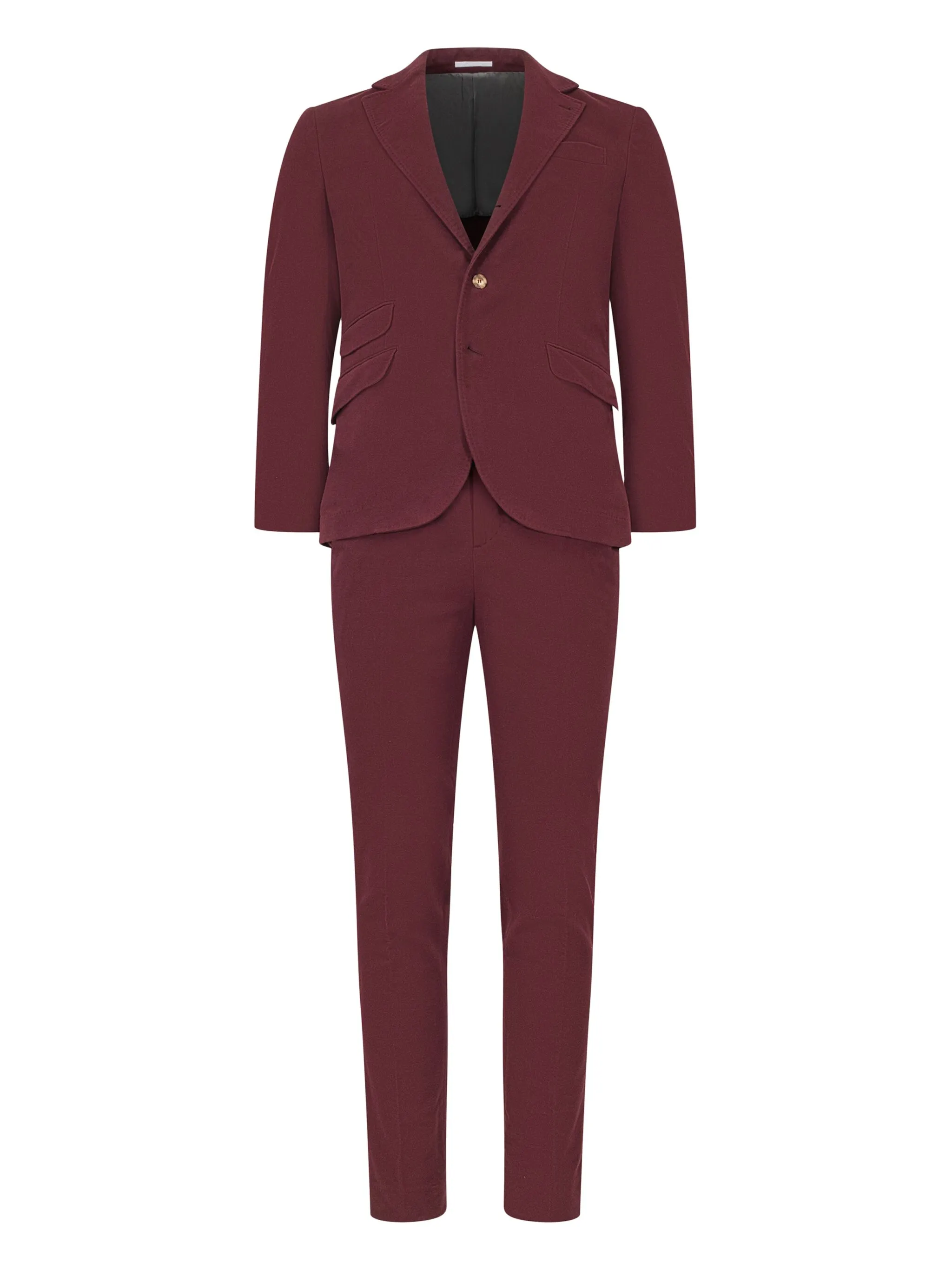 

Костюм с заостренными лацканами Brunello Cucinelli, красный