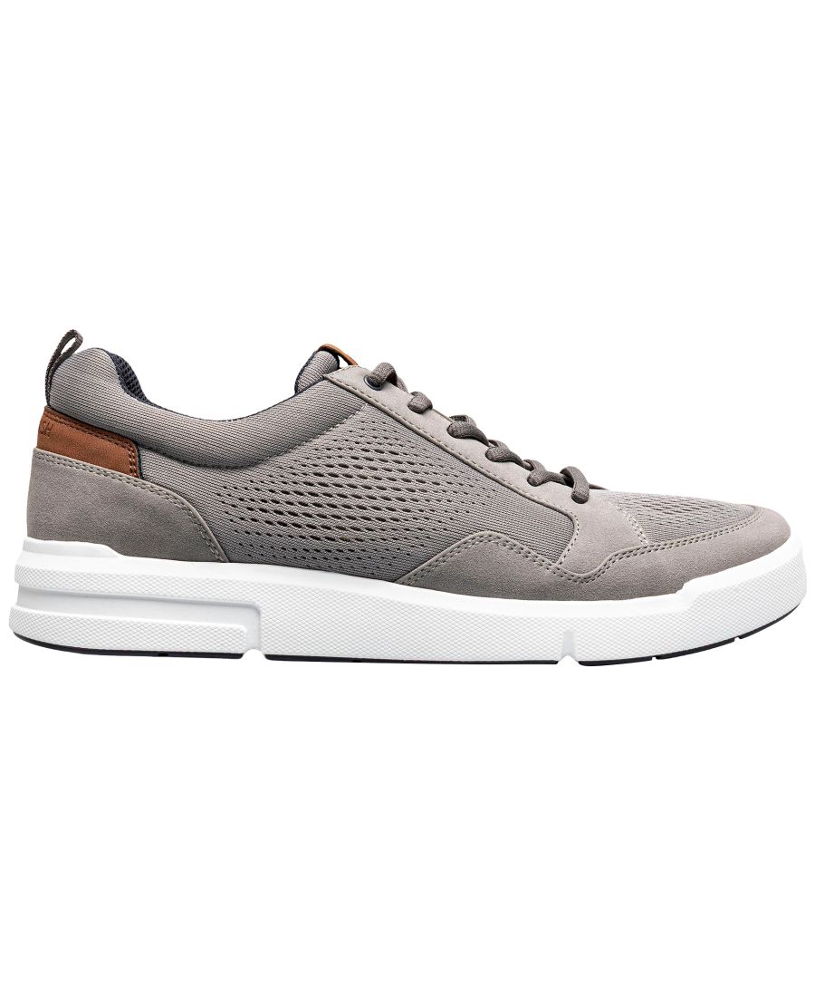 Мужские кроссовки Kore City Rally Mesh Moc-Toe Nunn Bush, Gray Multi — фото 2
